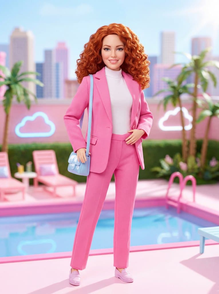 Преобразите свои фотографии в стильные образы куклы Барби онлайн