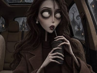 стиль Тима Бертона нейросеть