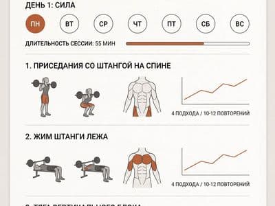 Создать план тренировок с ИИ