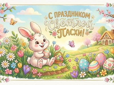 Поздравление с Пасхой
