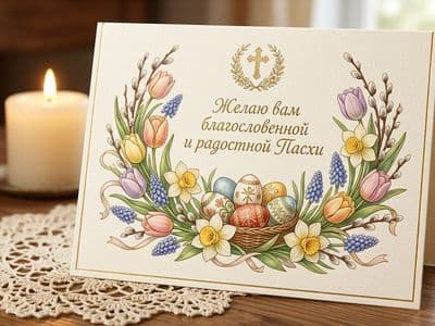 Поздравление с католической Пасхой