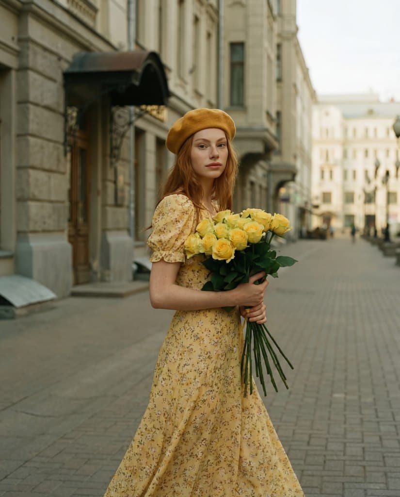 Нейросетевая фотосессия в стиле Арбата