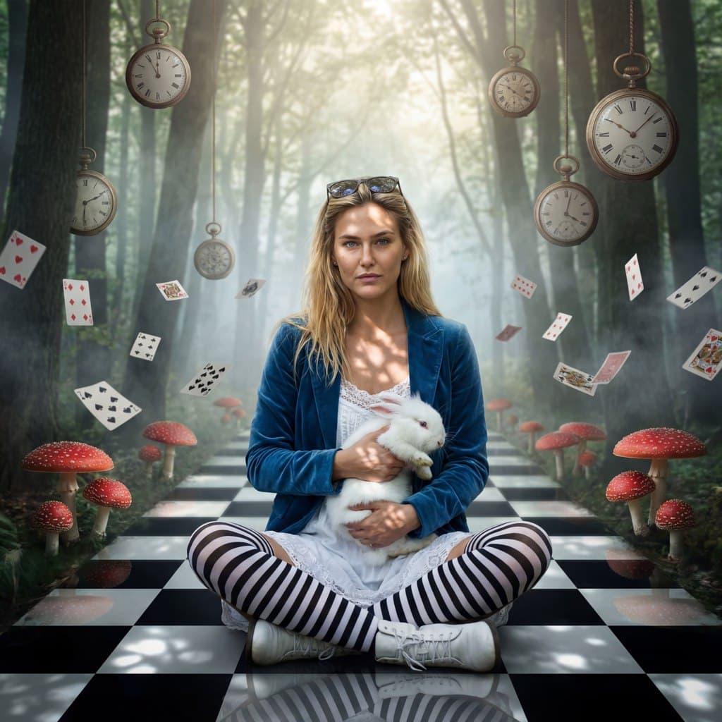 Создайте уникальную фотосессию в стиле Алисы в стране чудес