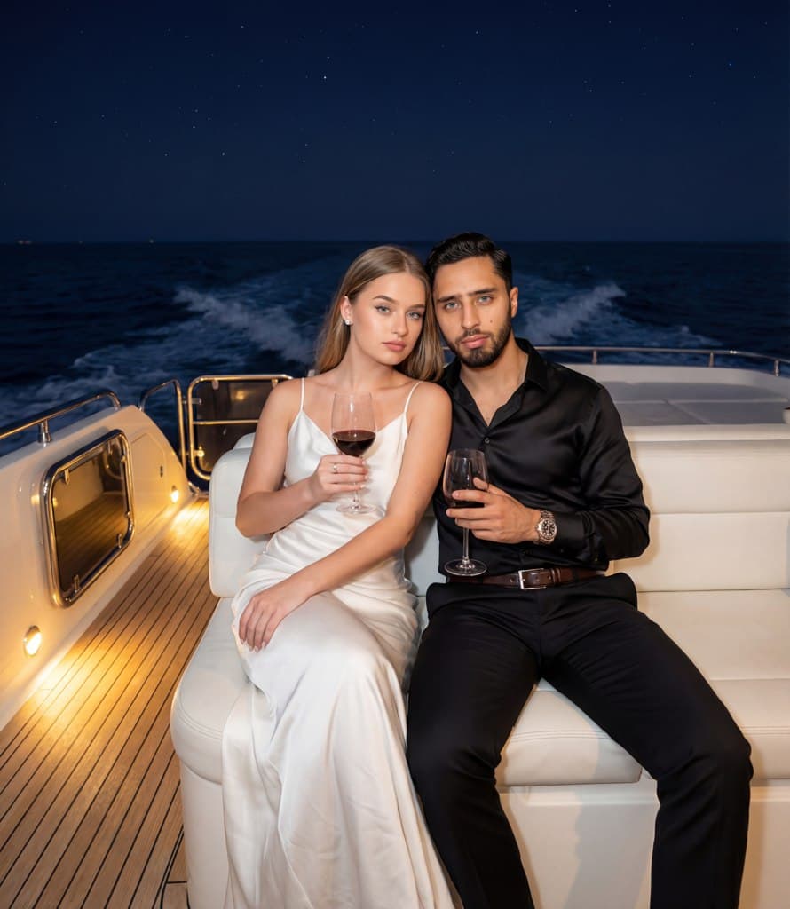 Создайте уникальную фотосессию на яхте с нейросетью