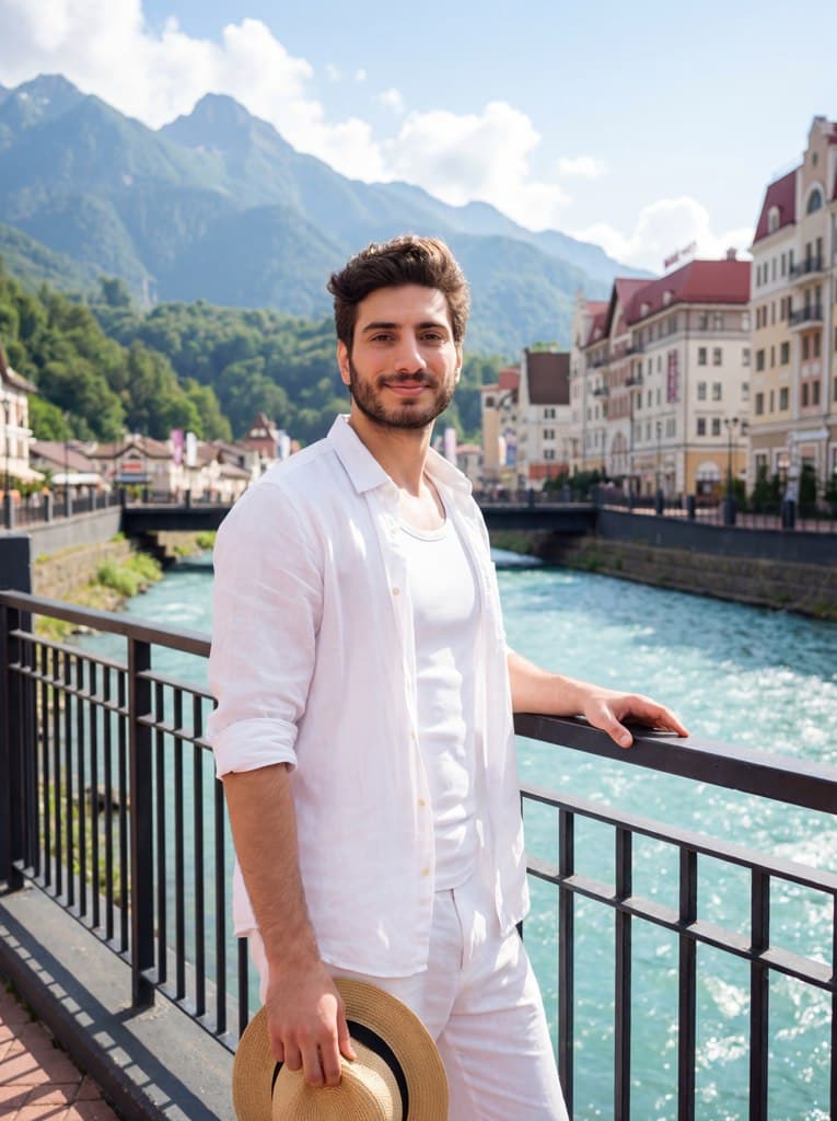 Фотосессия в Красной Поляне с помощью нейросети