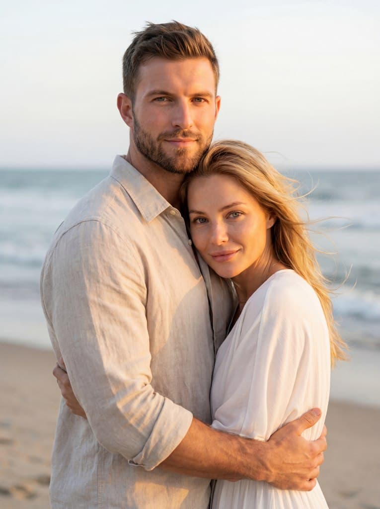 Создайте уникальную фотосессию на пляже с нейросетью