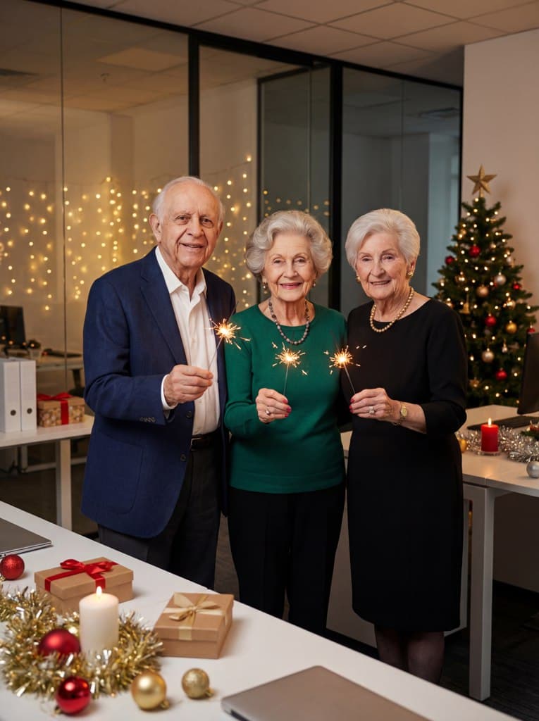 Создайте уникальную новогоднюю фотосессию с коллегами