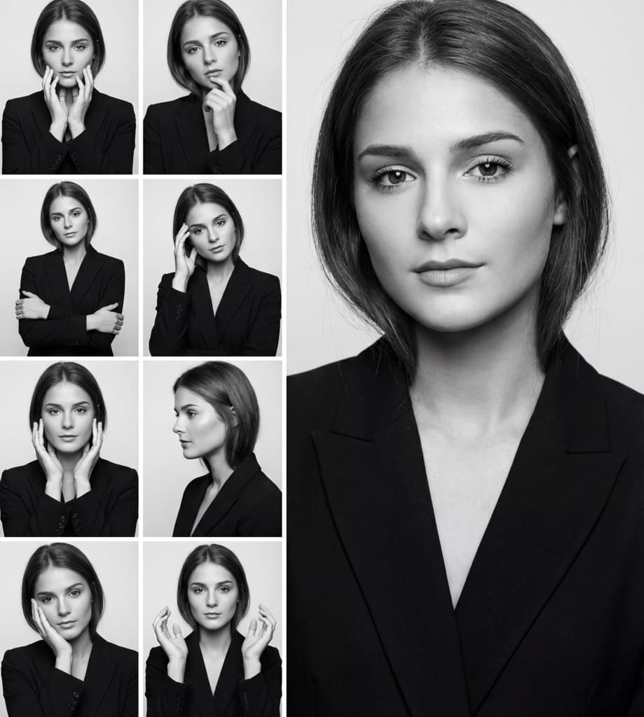 Нейрофотосессия для актрисы в выбранном стиле