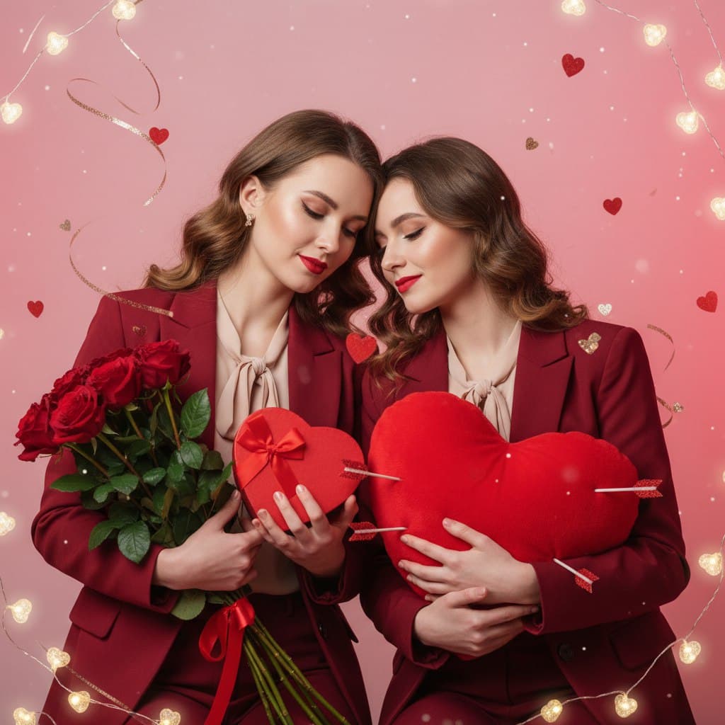 Фото в красном пиджаке - онлайн генерация и обработка