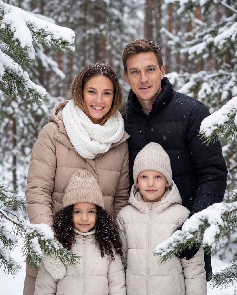 Создайте уникальную фотосессию для вашей семьи с нейросетью