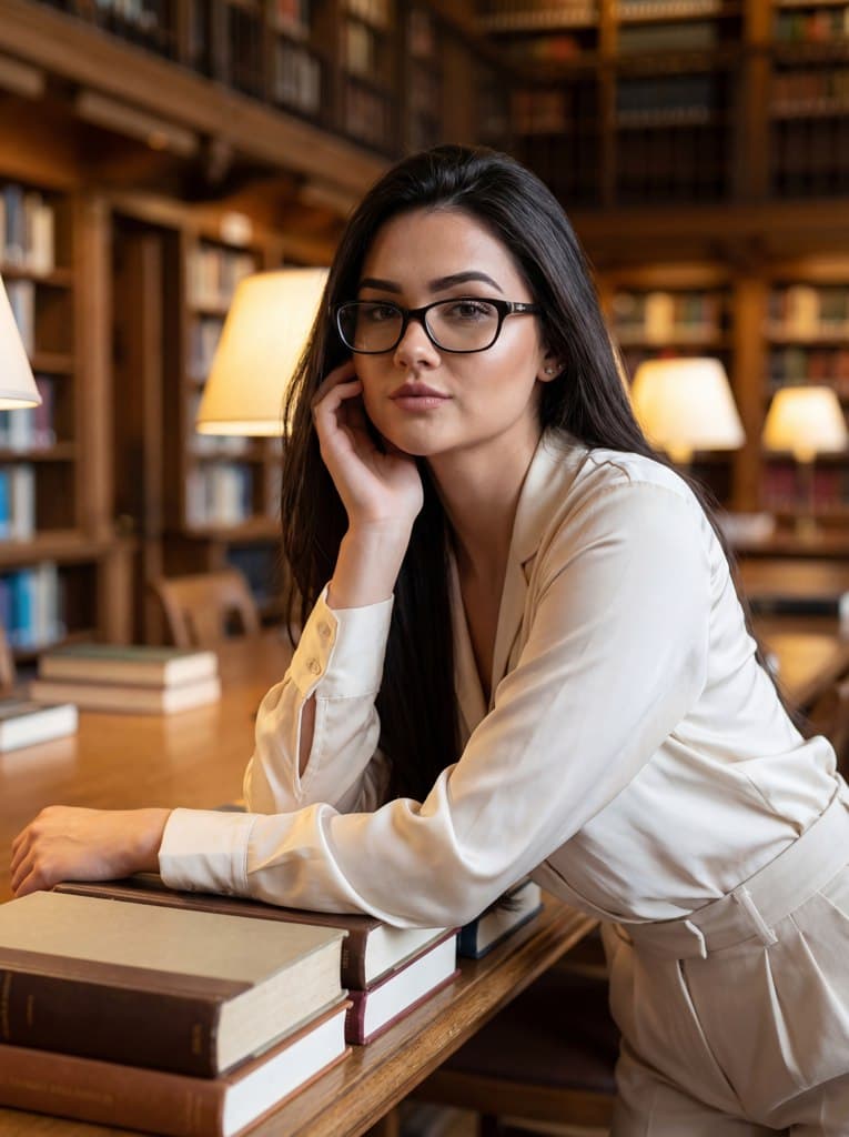 Создайте уникальную фотосессию с книгами в нейросети