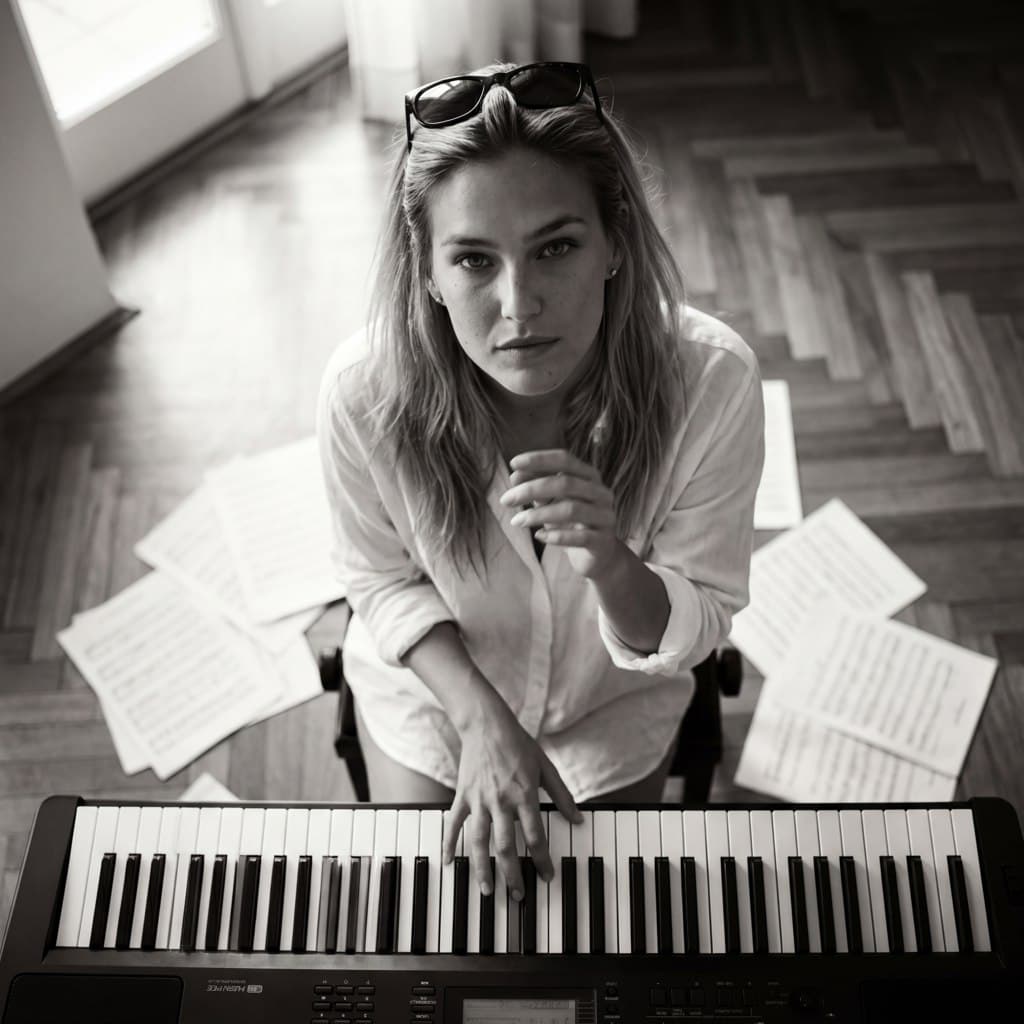 Создайте уникальную фотосессию с роялем в нейросети