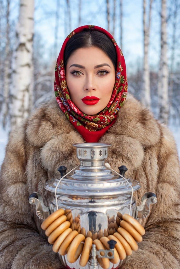 Создайте уникальную фотосессию с самоваром и баранками