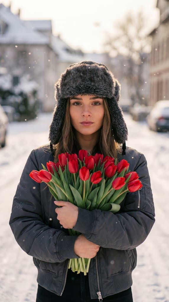 Создайте уникальную фотосессию в шапке ушанке