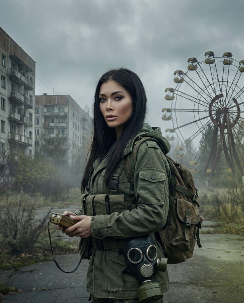 Нейрофотосессия в стиле Чернобыля