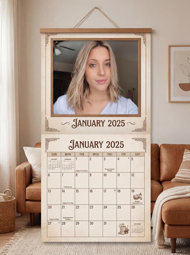 Фотокалендарь онлайн: создайте стильный календарь из ваших фото