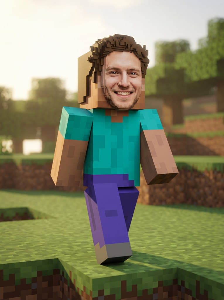 Превратите свои фото в пиксельный арт в стиле Minecraft