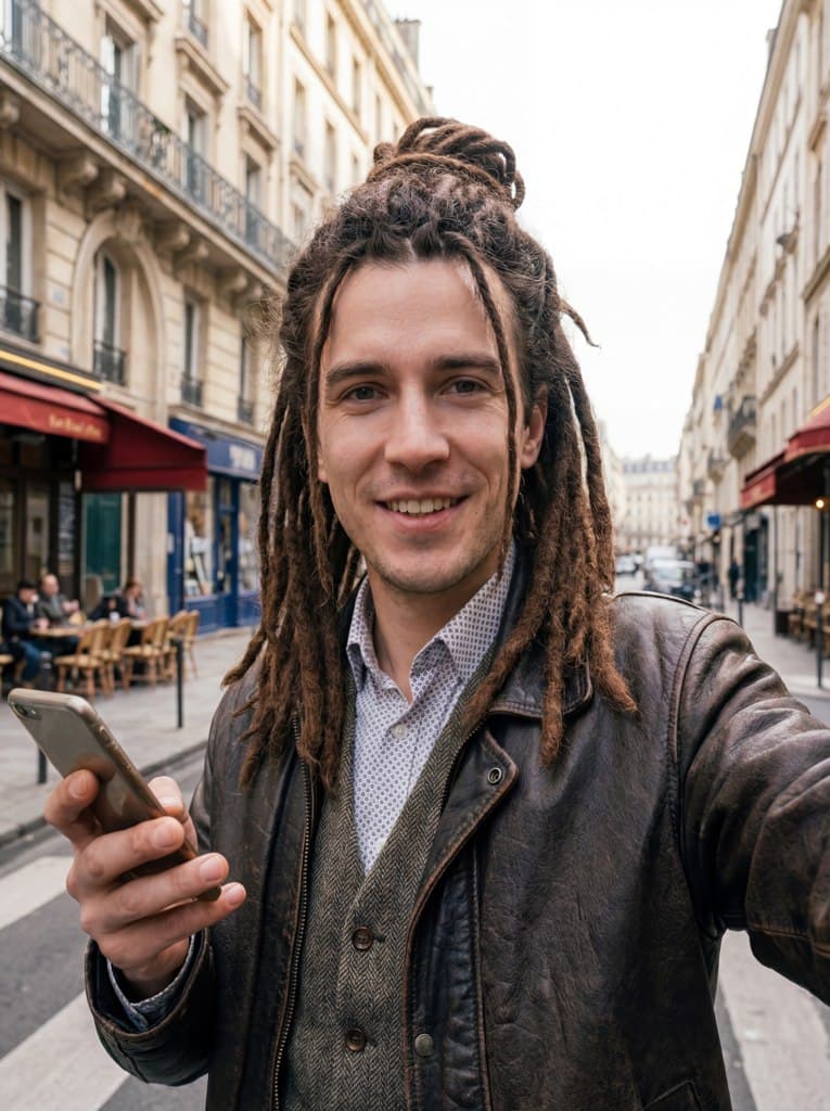 Примерьте дреды на себе с помощью нейросети для фото