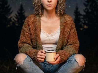 Фото на фоне ночного неба с помощью нейросети: портреты и идеи