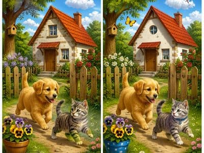 Картинки для игры найди отличия — создание онлайн с помощью нейросети