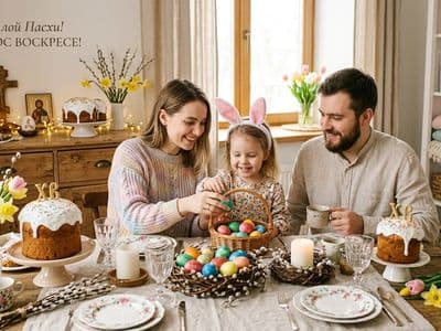 Фотосессия на Пасху для девушки