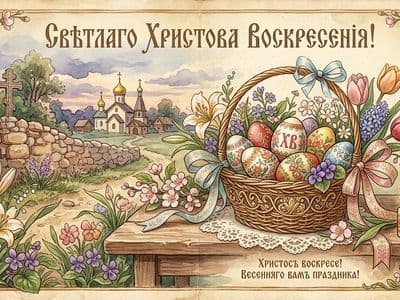 Открытки с Пасхой