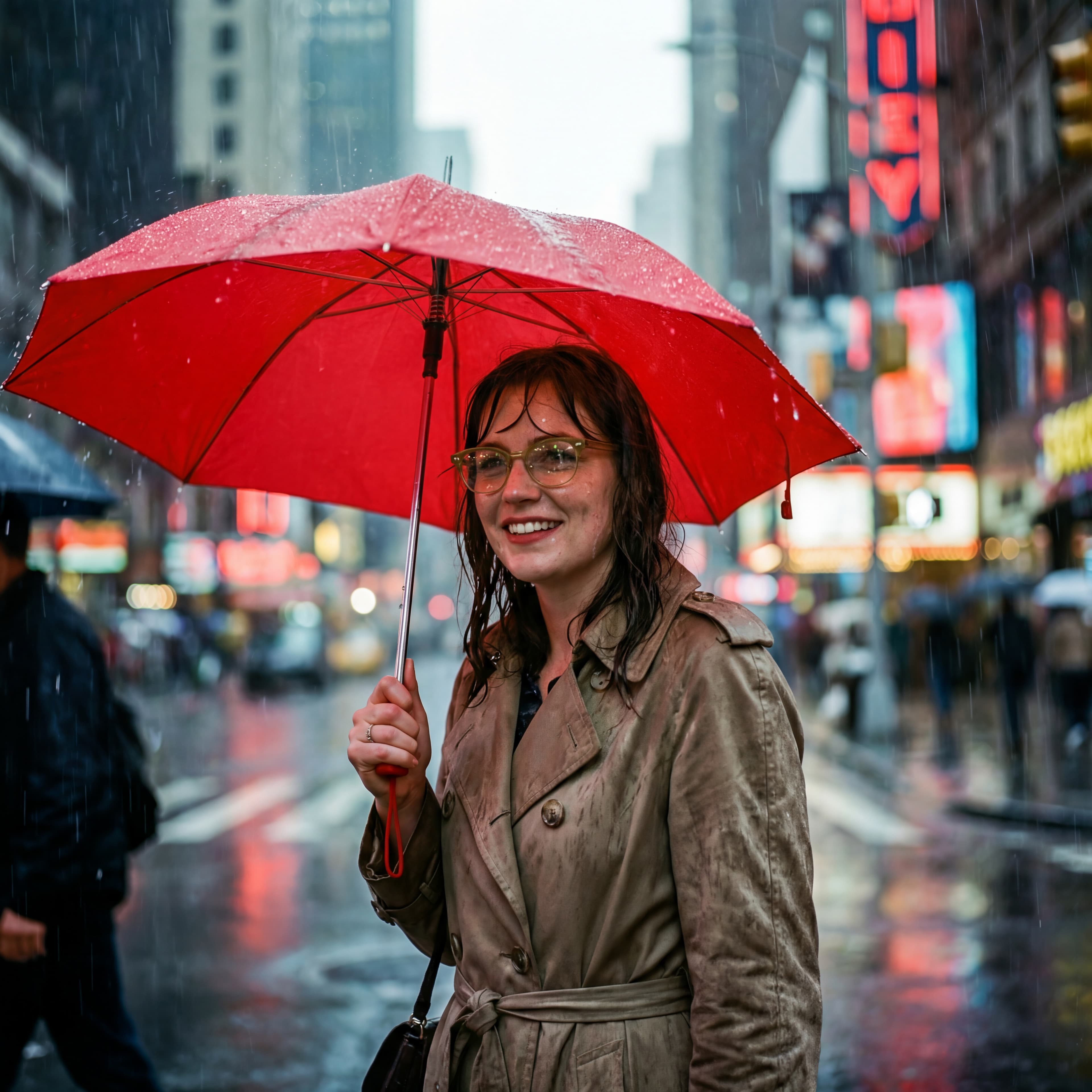 Портрет с зонтом