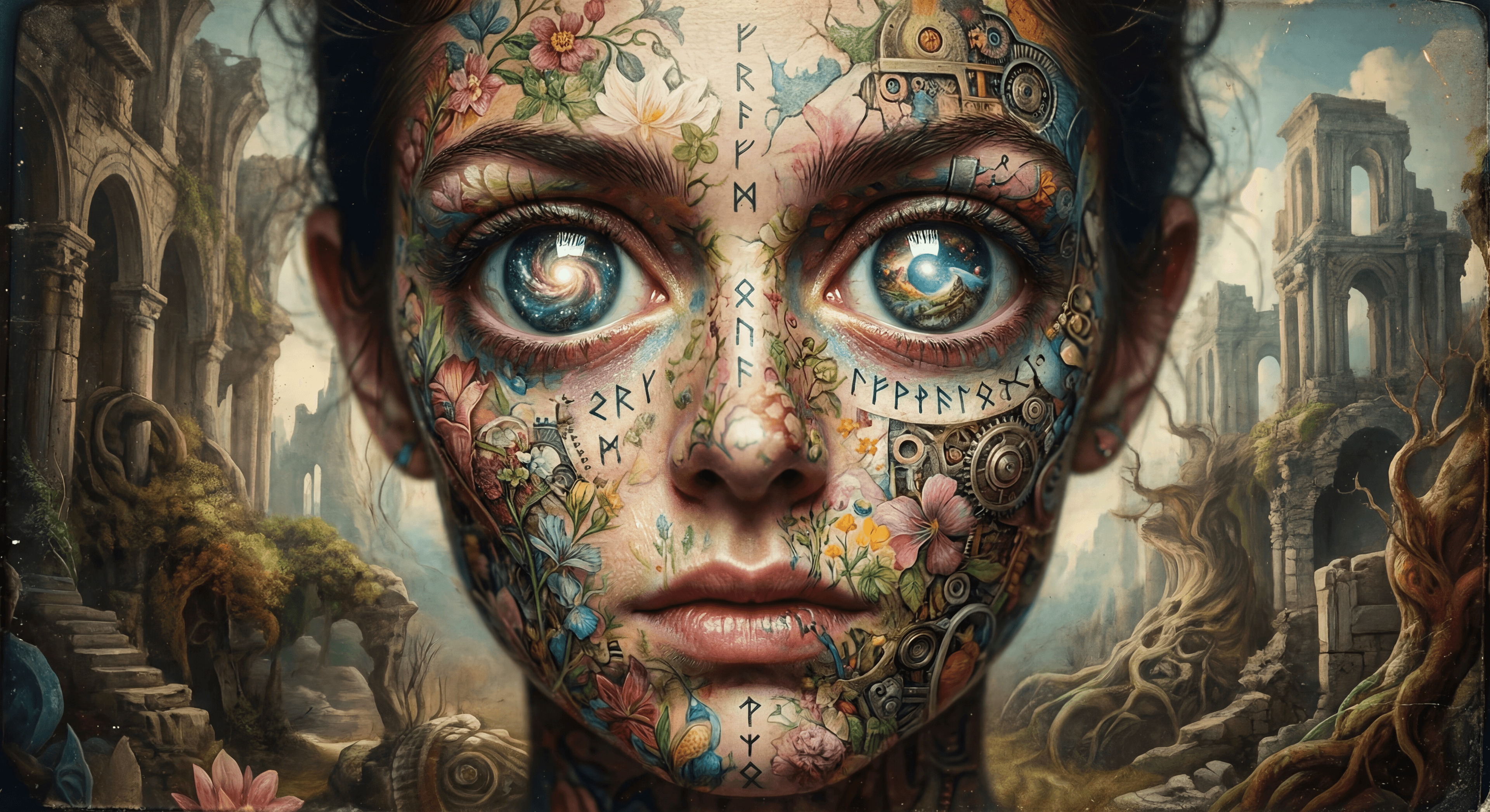 Портрет с большими глазами