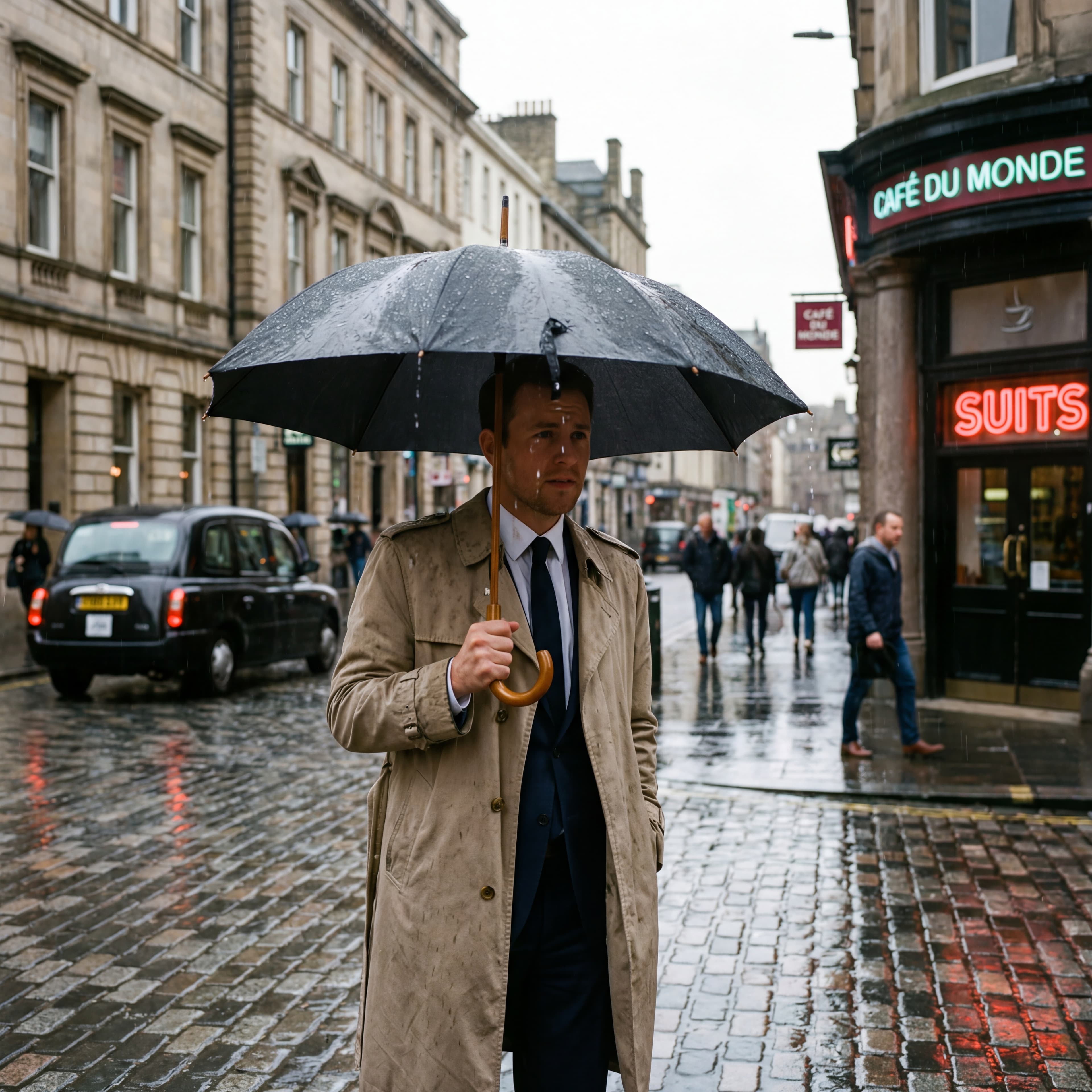 Портрет с зонтом