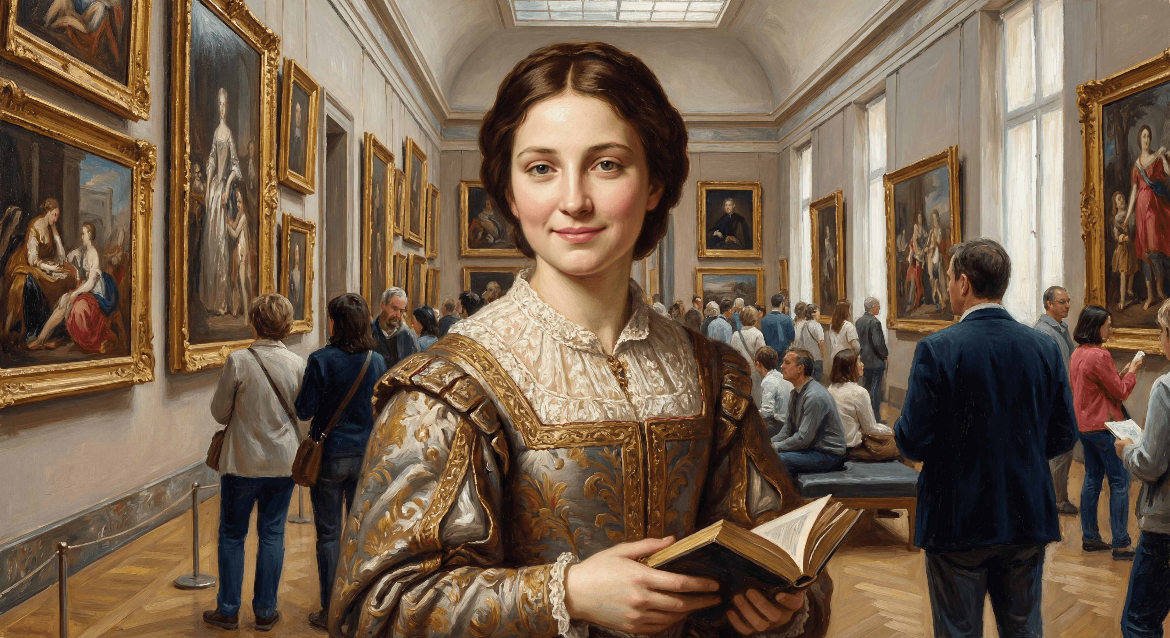 Портрет в Лувре