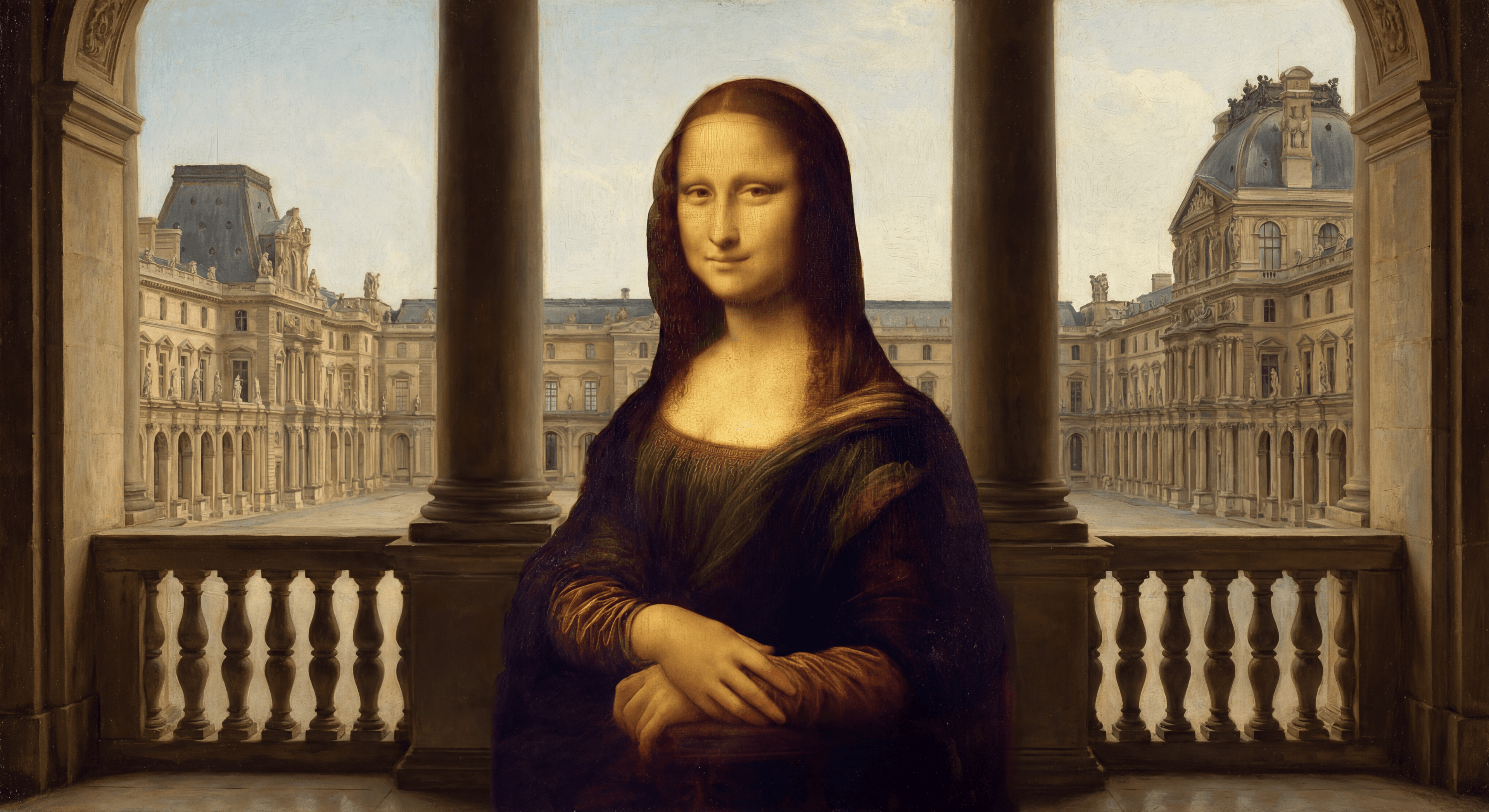 Портрет в Лувре