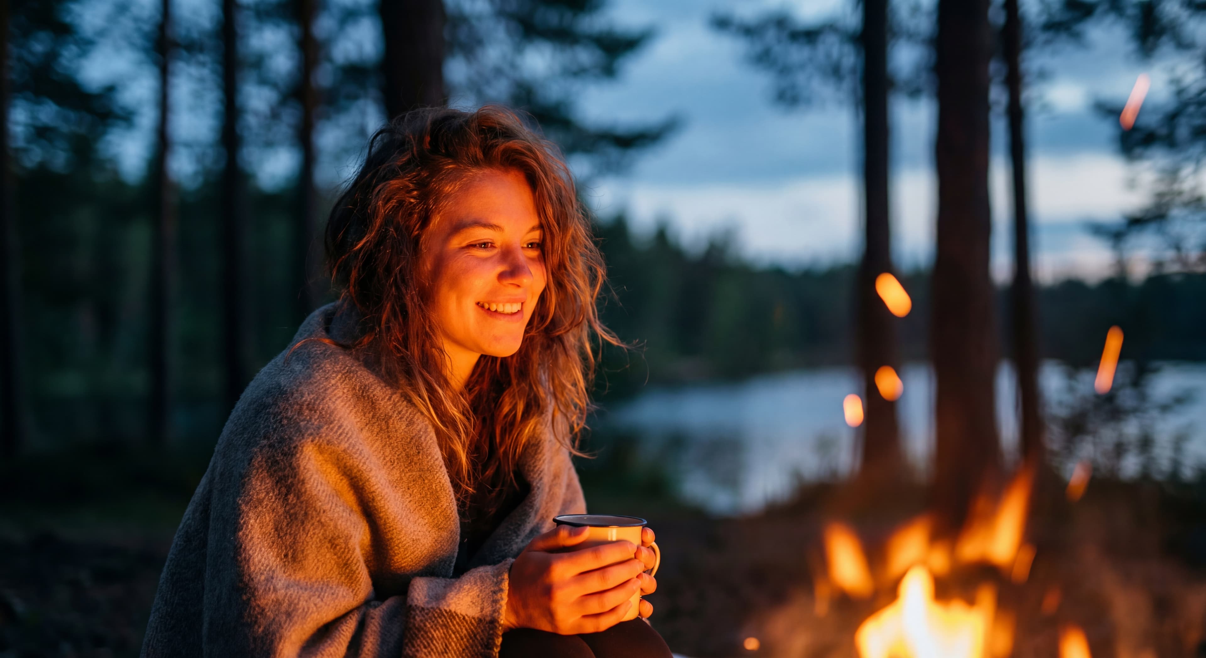 портрет у костра — 1