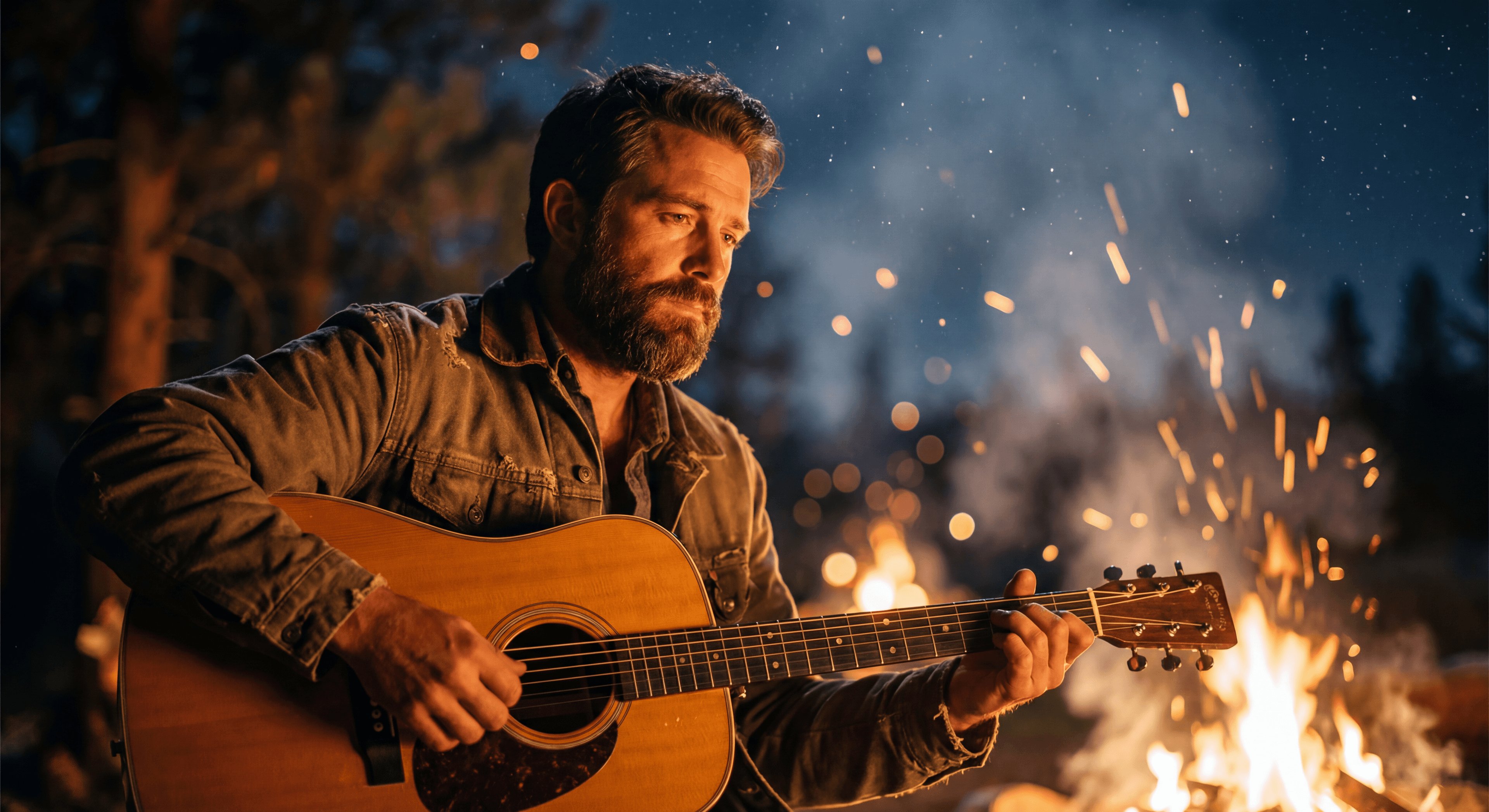 Портрет с гитарой