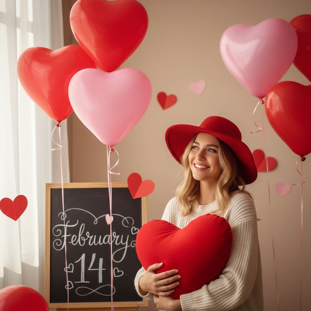 Девушка в красной шляпе