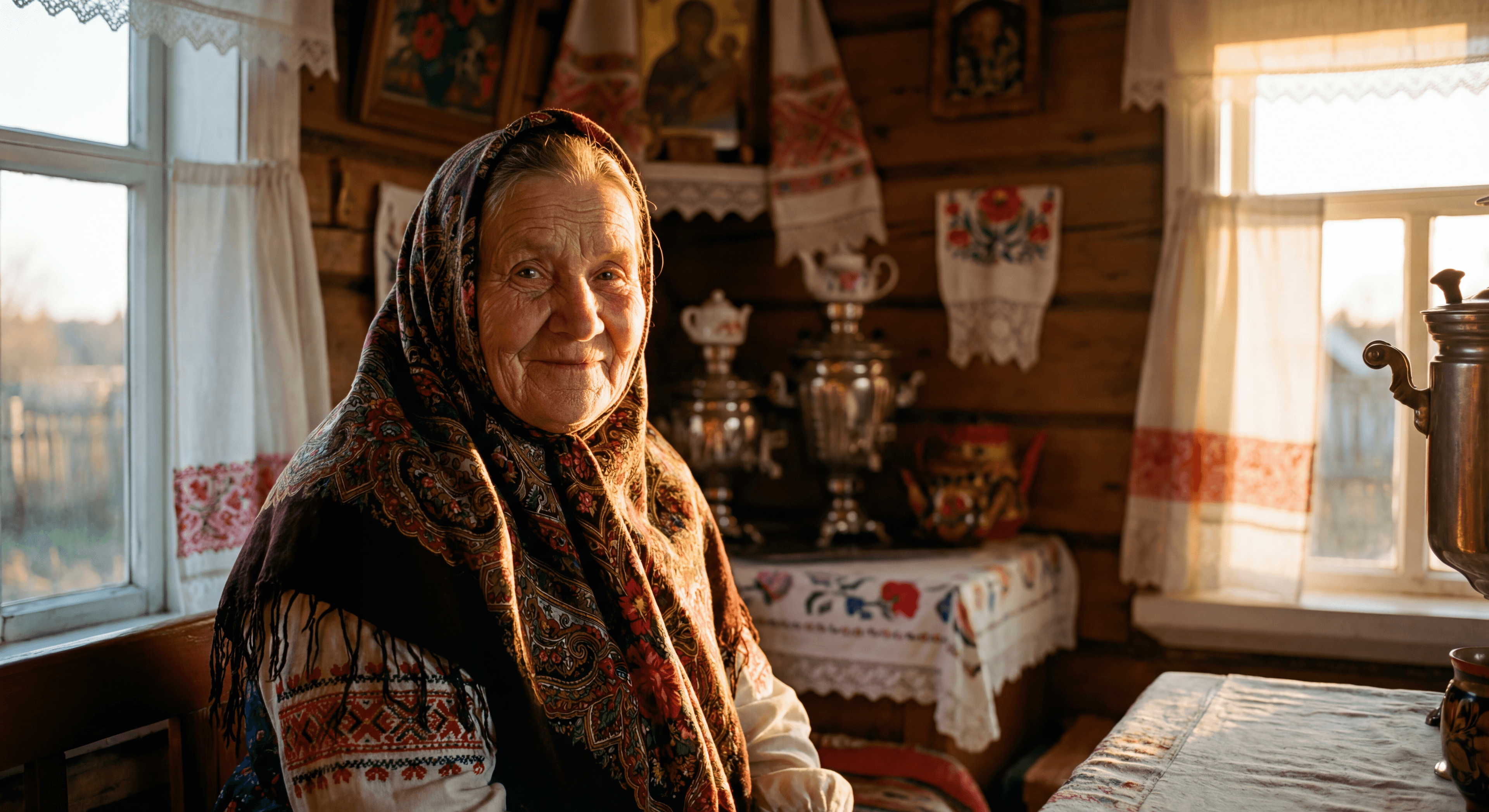 Портрет в платке