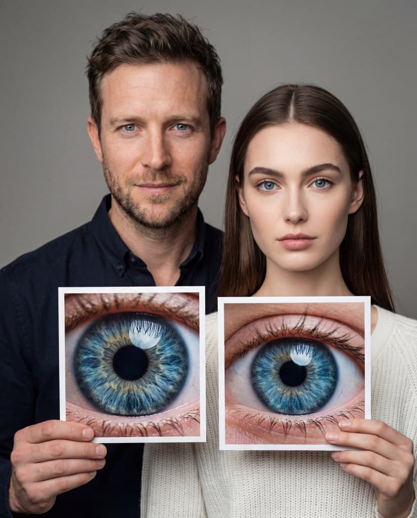 фото радужки глаза для двоих
