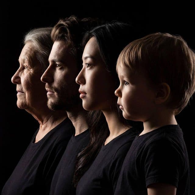 нейросеть портрет поколений