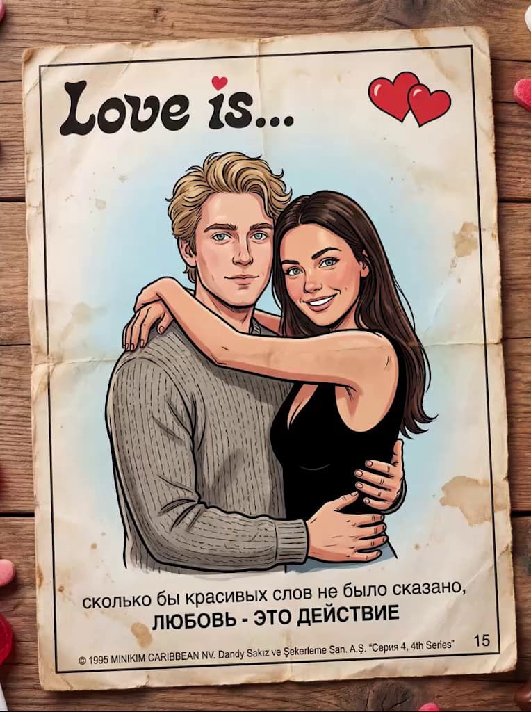 жвачка love is фото