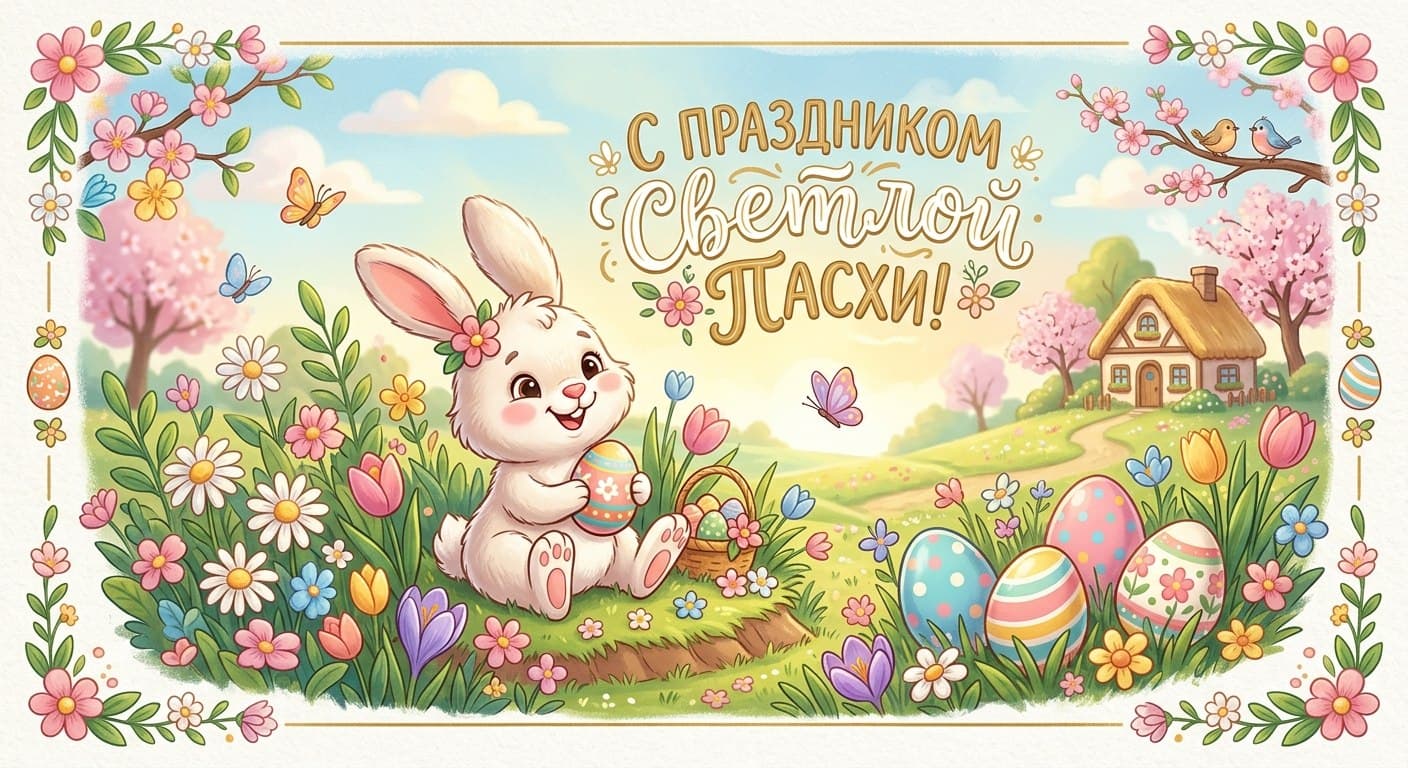 Поздравление с Пасхой