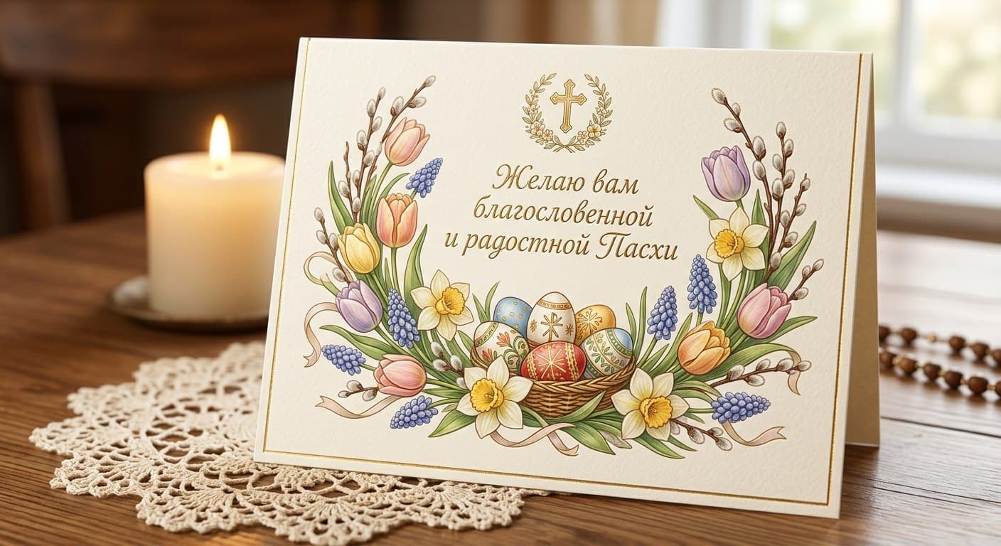 Поздравление с католической Пасхой