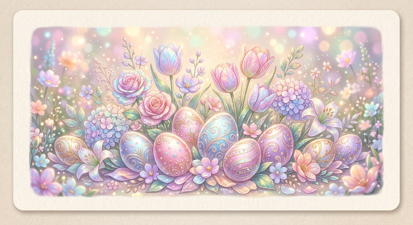 Открытка на Пасху