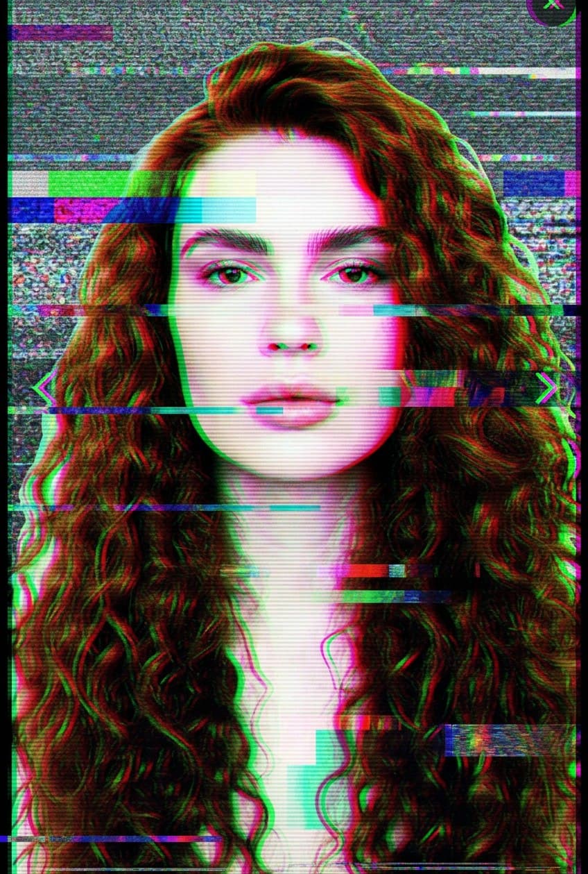 Эффект шума и глитч на фото: стильные визуальные искажения онлайн
