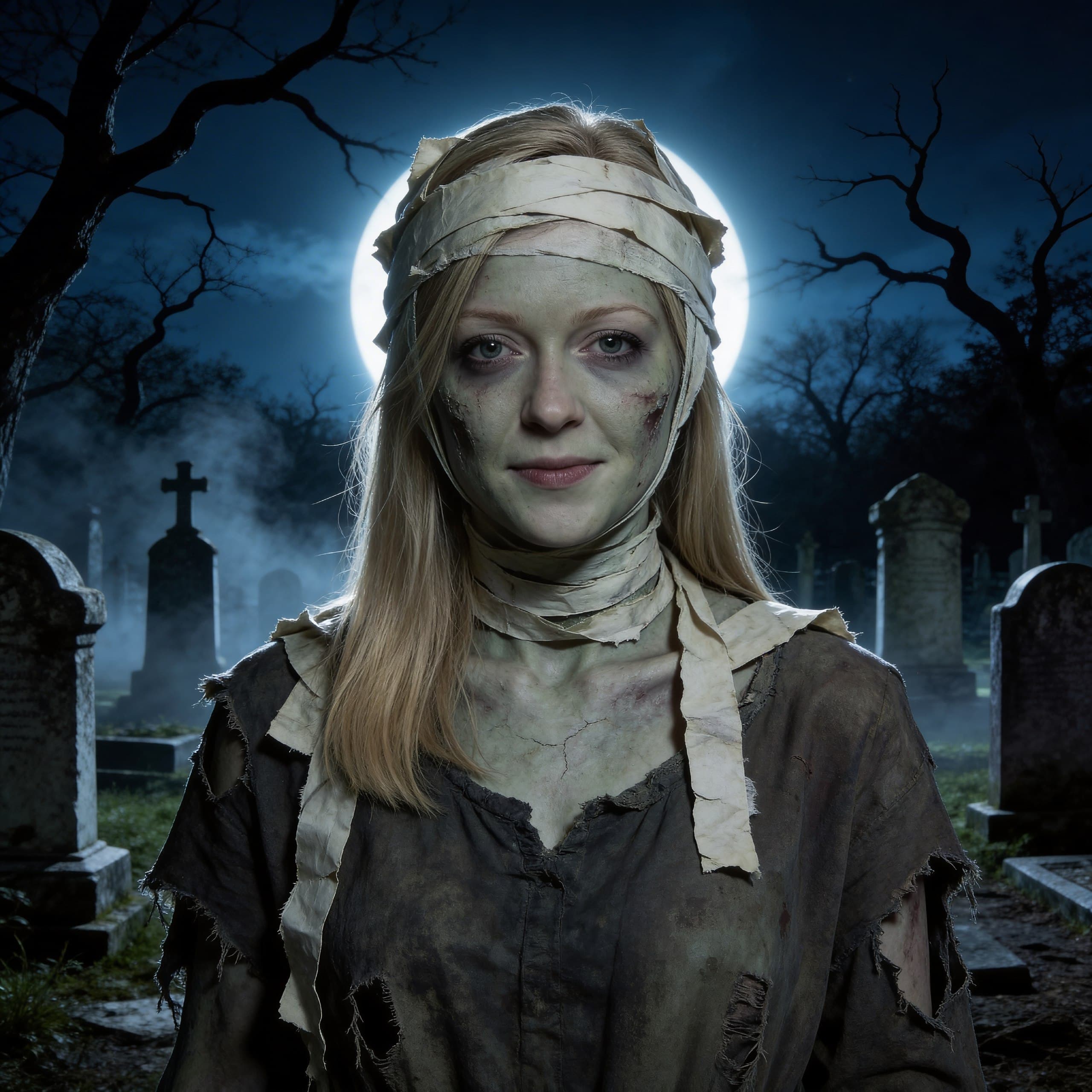 Добавьте эффект зомби к своим фотографиям с помощью фильтров