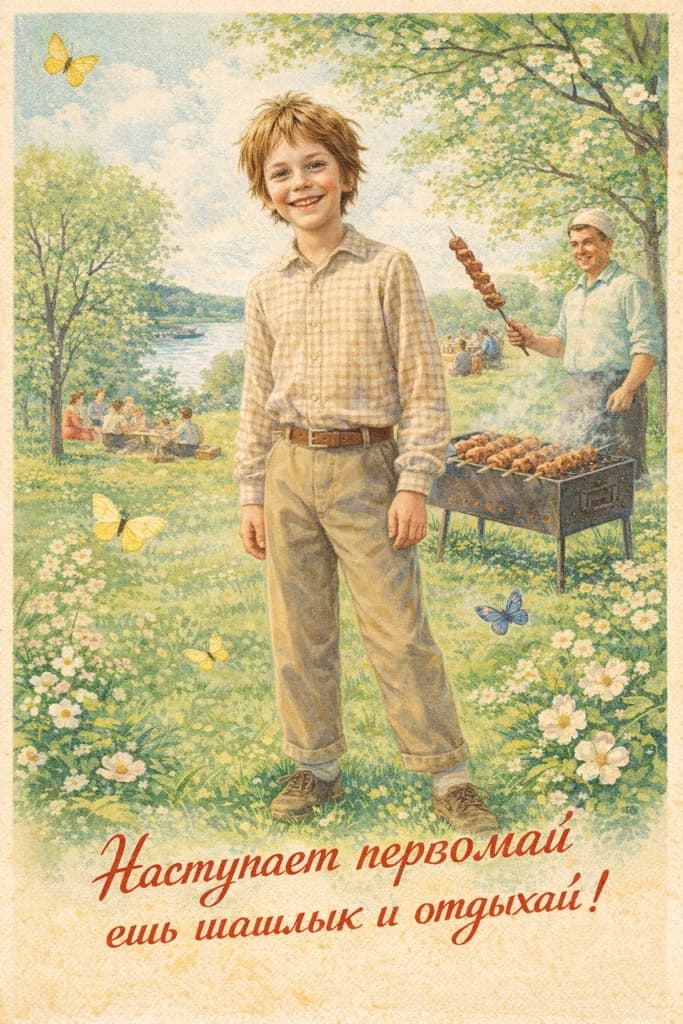 Открытки с 1 мая с юмором
