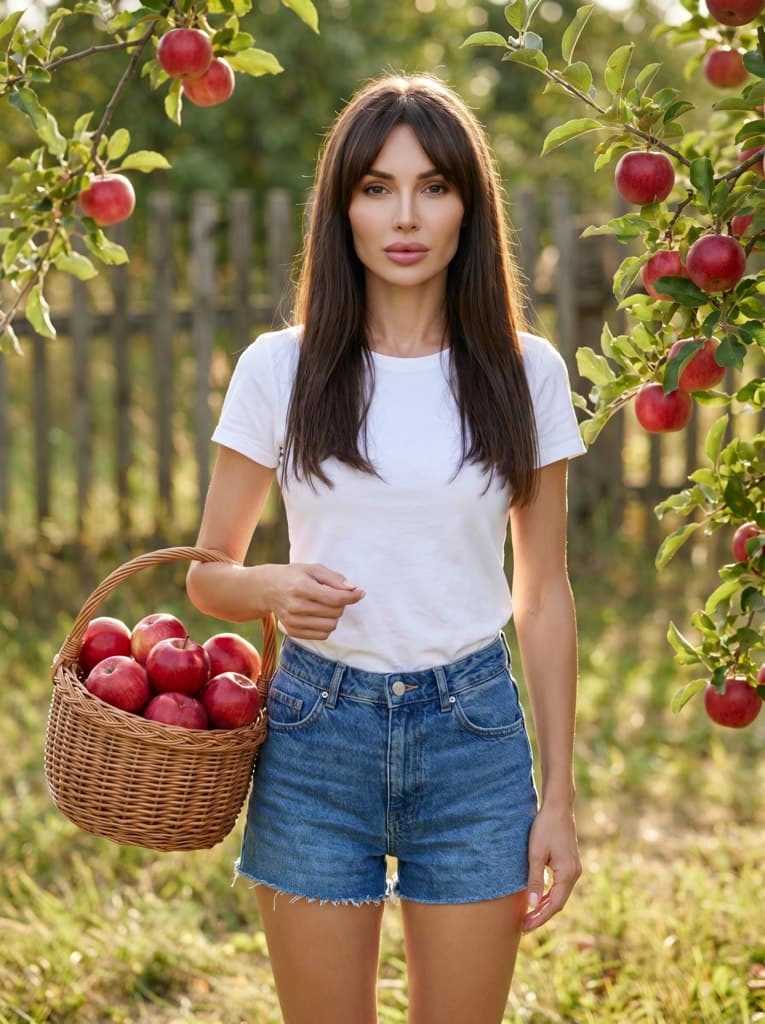 Женщина на даче фото