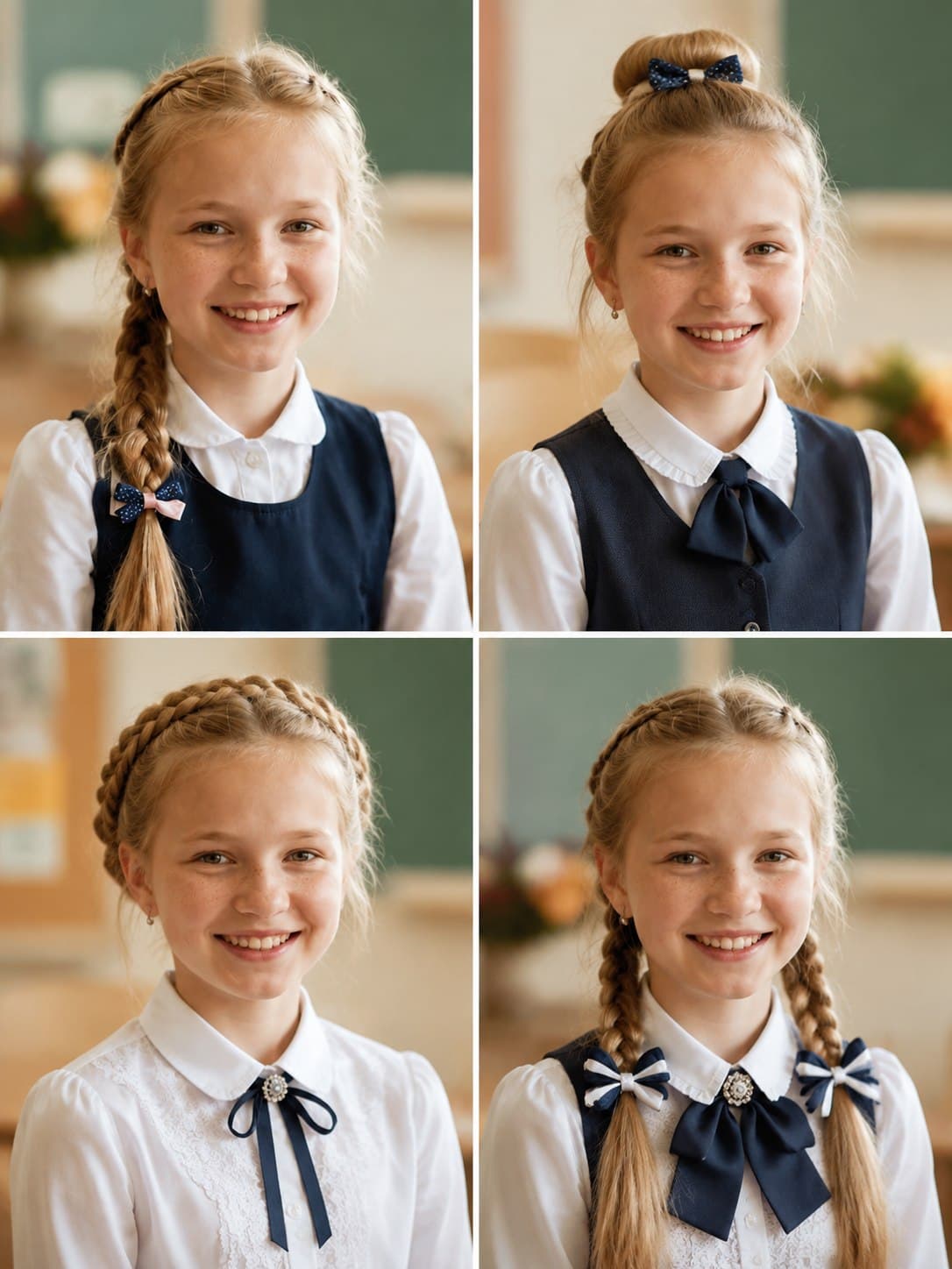 Причёски на 1 сентября