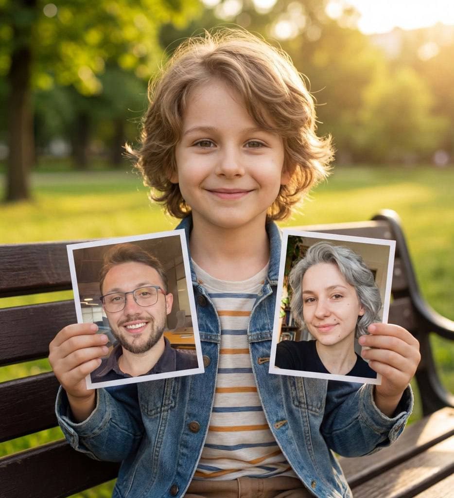 Фотосессия будущего ребёнка в стиле нейросети