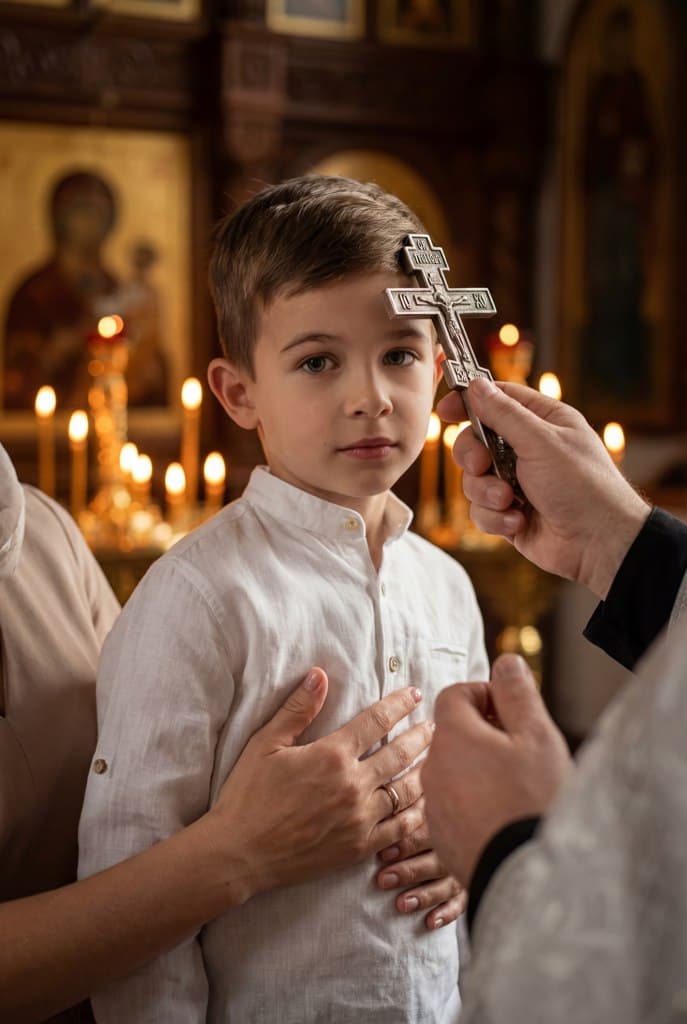 Фотосессия на крещение вашего ребенка в уникальном стиле