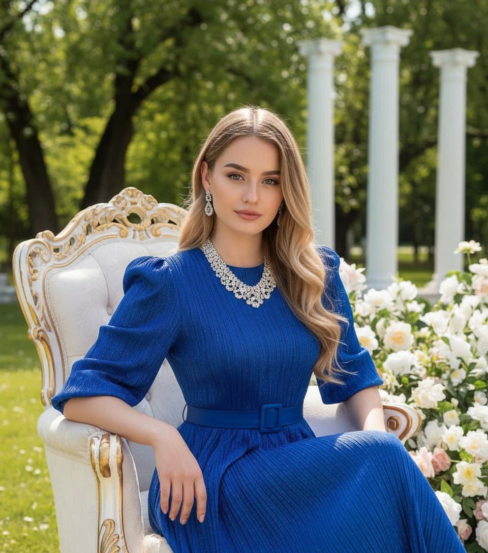 Создайте уникальную фотосессию в синем стиле