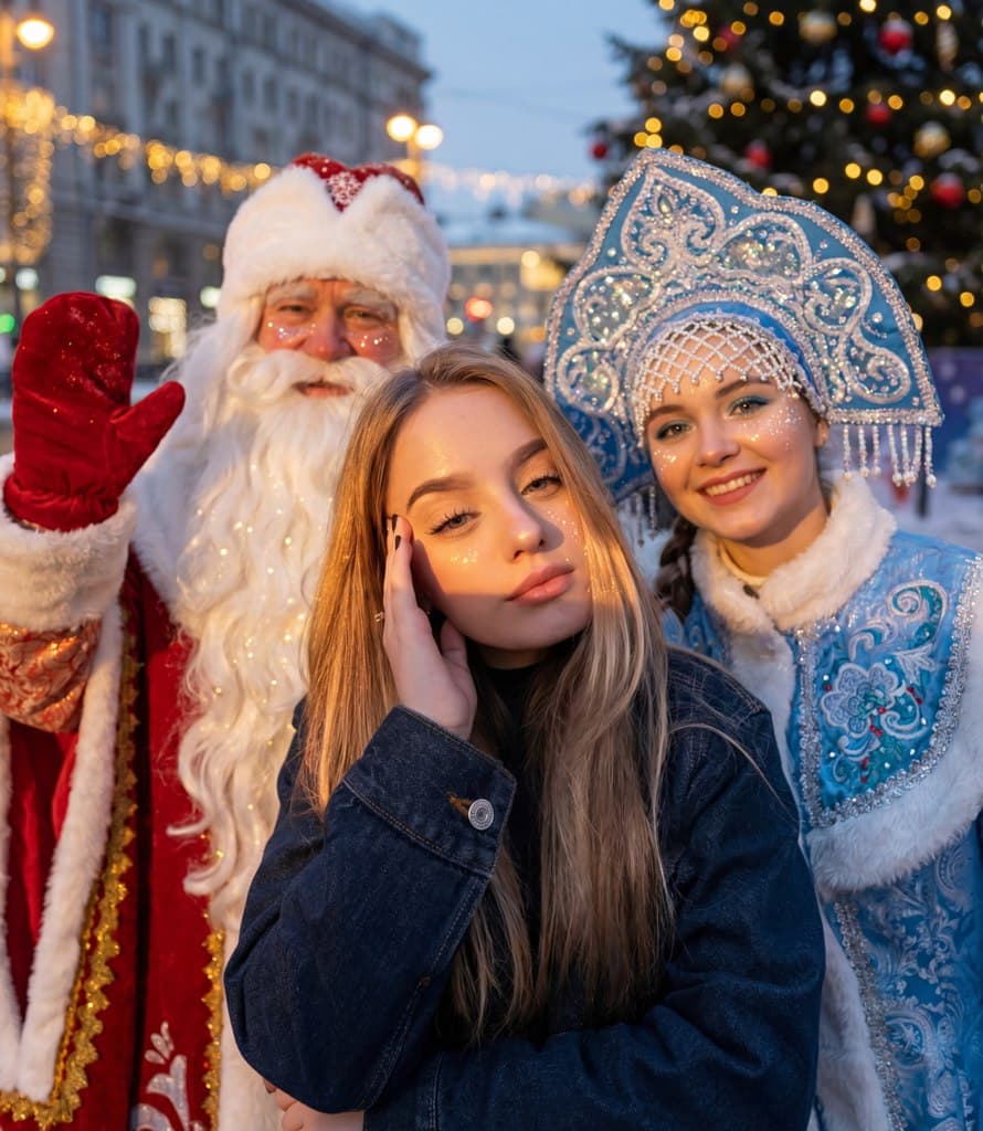 Создайте волшебную фотосессию с Дедом Морозом и Снегурочкой
